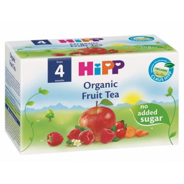 Ceai fructe bebe +4luni 20dz - HIPP ORGANIC