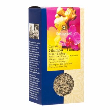 Ceai ghimbir lamaie 80g - SONNENTOR
