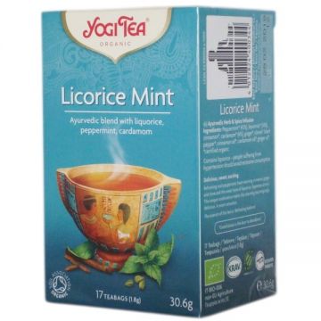 Ceai lemn dulce menta 17dz - YOGI TEA
