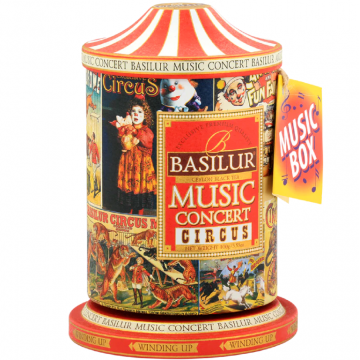 Ceai negru ceylon Music Concert Circus cutie muzicala 100g - BASILUR
