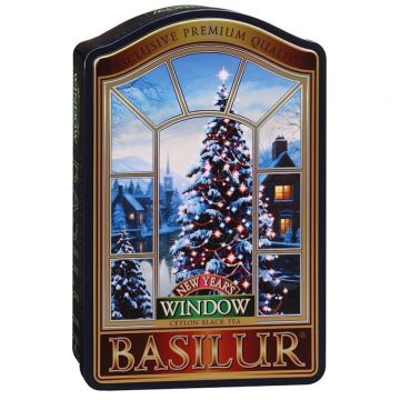 Ceai negru ceylon Window new years cutie 100g - BASILUR Ceai negru ceylon Window new years cutie 100g - BASILUR