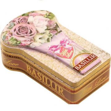 Ceai negru ceylon With Love Romance cutie 100g - BASILUR Ceai negru ceylon With Love Romance cutie 100g - BASILUR