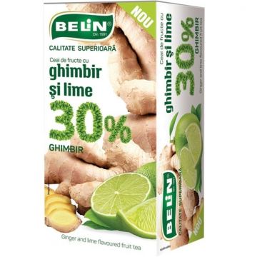 Ceai cu 30%ghimbir lime 20dz - BELIN