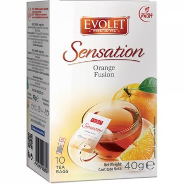 Ceai cu portocale fusion Grandpack Sensation 10dz - EVOLET
