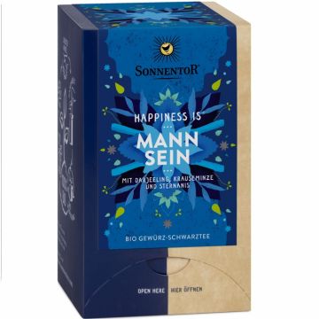 Ceai Happiness is Sa Fii Barbat 18dz - SONNENTOR
