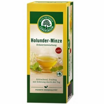 Ceai menta soc flori fructe 20dz - LEBENSBAUM