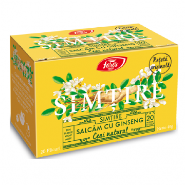 Ceai natural Simtire salcam ginseng 20dz - FARES Ceai natural Simtire salcam ginseng 20dz - FARES