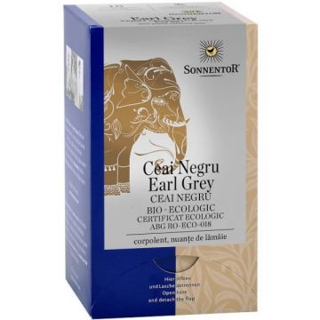 Ceai negru earl grey 18dz - SONNENTOR