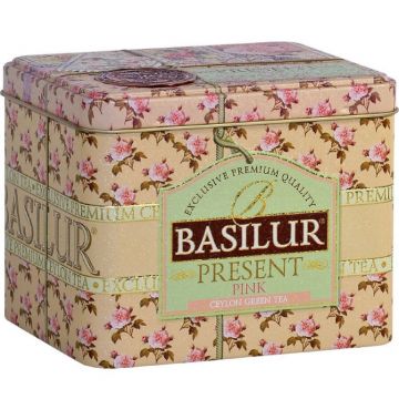 Ceai verde ceylon Present Pink cutie 100g - BASILUR Ceai verde ceylon Present Pink cutie 100g - BASILUR