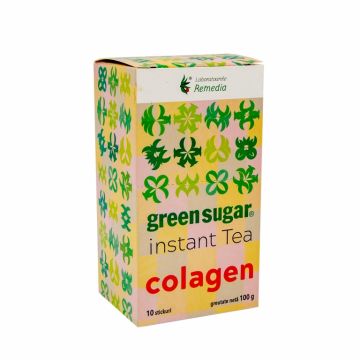 Ceai verde instant colagen 10dz - GREEN SUGAR Ceai verde instant colagen 10dz - GREEN SUGAR