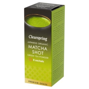 Ceai verde matcha pulbere plicuri 8x1g - CLEARSPRING