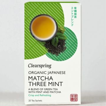 Ceai verde sencha menta matcha 20dz - CLEARSPRING