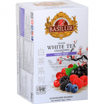 Ceai alb ceylon White Tea Collection fructe padure 1,5gx20dz - BASILUR