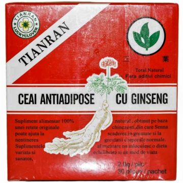 Ceai antiadipos ginseng rosu 30dz - TIANRAN