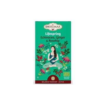 Ceai balance your day - lifespring - echinacea, ghimbir si macese bio 16dz x 2g 32g Shotimaa