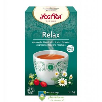 Ceai Bio Calmant Relax Yogi Tea 30.6 gr (17 plicuri)