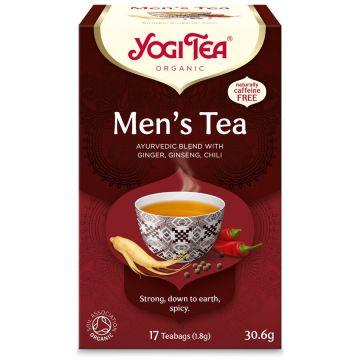 CEAI BIO PENTRU BARBATI, 17 PLICULETE X 1,8G (30,6G) YOGI TEA