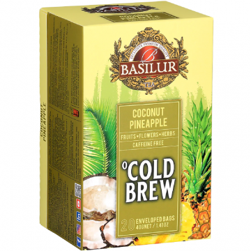 Ceai Cold Brew hibiscus macese Cocos Ananas 2gx20dz - BASILUR