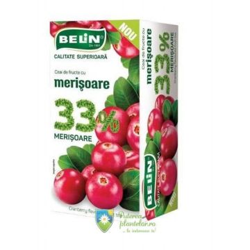 Ceai de Fructe cu Merisoare Belin 20 plicuri