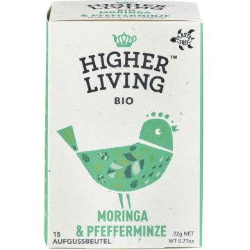 Ceai de moringa si menta bio 15 plicuri 