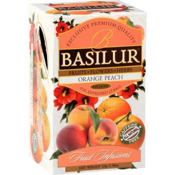 Ceai Fruit Infusions portocale piersici 1,8gx25dz - BASILUR