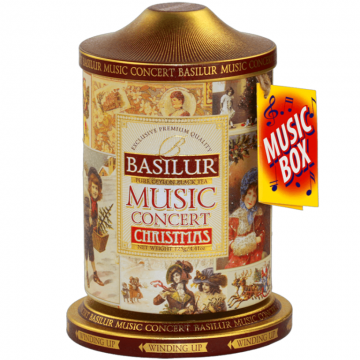 Ceai negru ceylon Music Concert Christmas cutie muzicala 100g - BASILUR