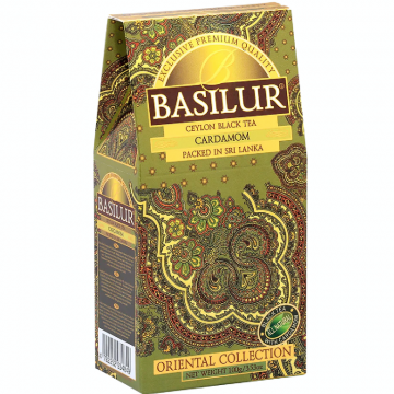 Ceai negru ceylon Oriental cardamon refill 100g - BASILUR