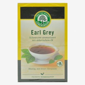 Ceai negru earl grey 20dz - LEBENSBAUM