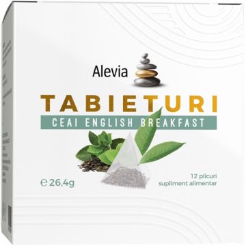 Ceai negru english breakfast Tabieturi 12dz - ALEVIA