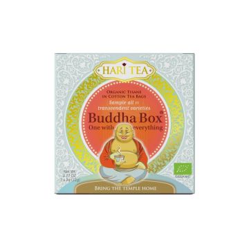 Ceai premium - Budha Box - cutie cu toate cele 11 ceaiuri Hari Tea bio 11dz