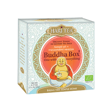 Ceai premium - Budha Box - cutie cu toate cele 11 ceaiuri Hari Tea bio 11dz