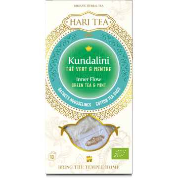 Ceai premium Hari Tea - Inner Flow - ceai verde si menta bio 10dz