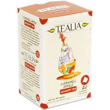 Ceai rooibos mar caramel piramide 20dz - TEALIA