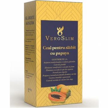 Ceai slabit papaya 60g - VEROSLIM