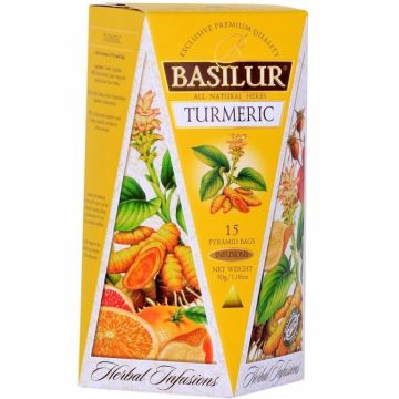 Ceai turmeric Herbal Infusions piramide 15dz - BASILUR