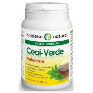 Ceai verde 400 mg Noblesse Natural 30 capsule (Concentratie: 400 mg)