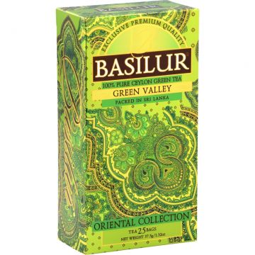 Ceai verde ceylon Oriental green valley 25dz - BASILUR
