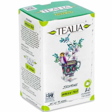 Ceai verde iasomie piramide 20dz - TEALIA Ceai verde iasomie piramide 20dz - TEALIA