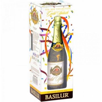 Ceai verde premium Tea Bar gold splash 65g - BASILUR Ceai verde premium Tea Bar gold splash 65g - BASILUR