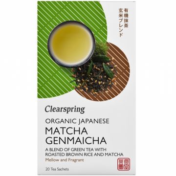 Ceai verde sencha genmaicha matcha eco 20dz - CLEARSPRING