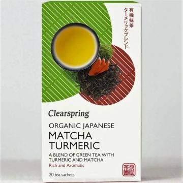 Ceai verde sencha turmeric matcha 20dz - CLEARSPRING