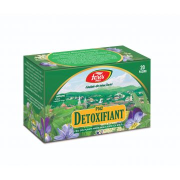 Ceai Detoxifiant P142, 20 plicuri, Fares