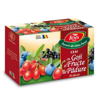 Ceai Fares Goji si Fructe de padure 20 plicuri/cutie