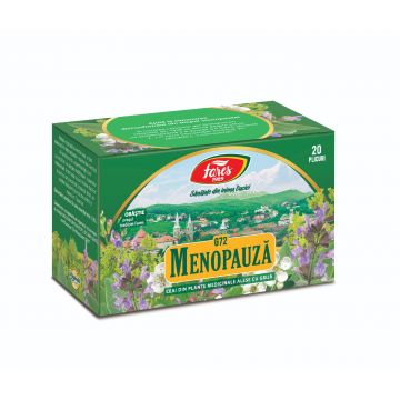 Ceai Menopauza G72, 20 plicuri, Fares
