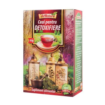 Ceai pentru detoxifiere, 50g, AdNatura