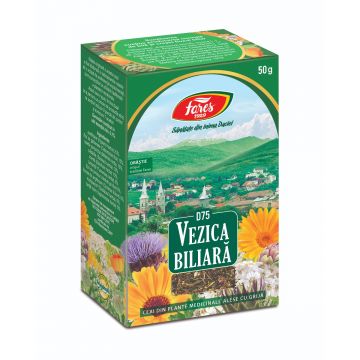 Ceai vezica biliara D75, 50g, Fares