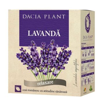 DACIA PLANT Ceai lavanda, 50 g DACIA PLANT Ceai lavanda, 50 g