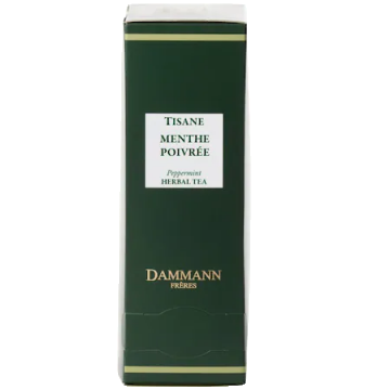 Dammann Tisane Menthe Poivree infuzie plante 24 pliculete