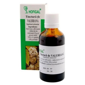 HOFIGAL Tinctura de valeriana, 50 ml