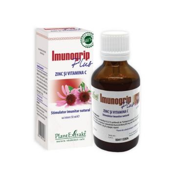 Imunogrip Plus Zinc si Vitamina C, 50ml Imunogrip Plus Zinc si Vitamina C, 50ml